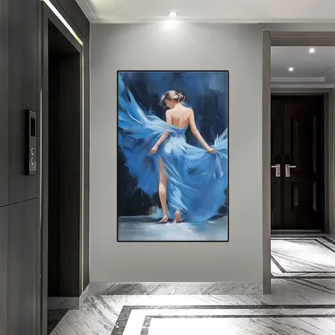 抽象 单幅 装饰画 现代简约 客厅背景墙挂画 手绘油画