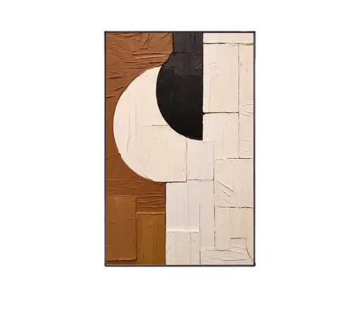 抽象 单幅 装饰画 现代简约 客厅背景墙挂画 手绘油画