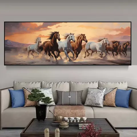 动物 单幅 装饰画 现代简约 客厅背景墙挂画 晶瓷画