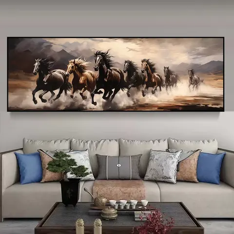 动物 单幅 装饰画 现代简约 客厅背景墙挂画 晶瓷画