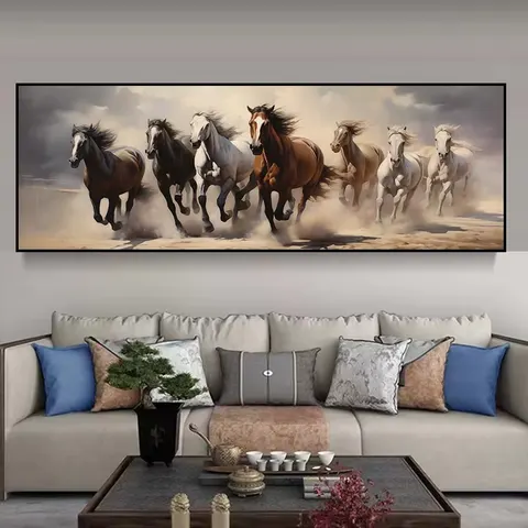 动物 单幅 装饰画 现代简约 客厅背景墙挂画 晶瓷画