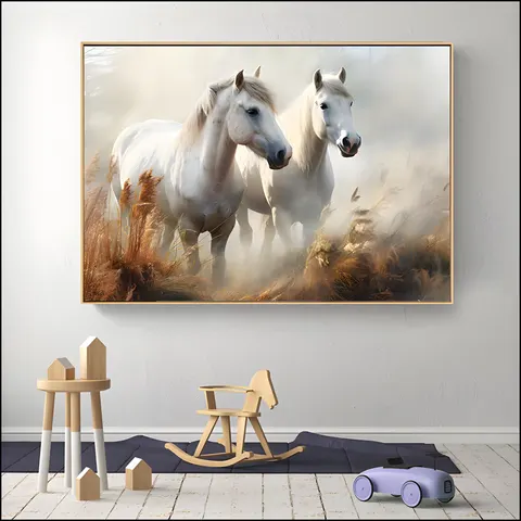 动物 单幅 装饰画 现代简约 客厅背景墙挂画 晶瓷画