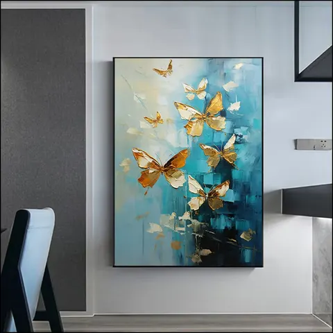 动物 单幅 装饰画 现代简约 玄关背景墙挂画 手绘油画