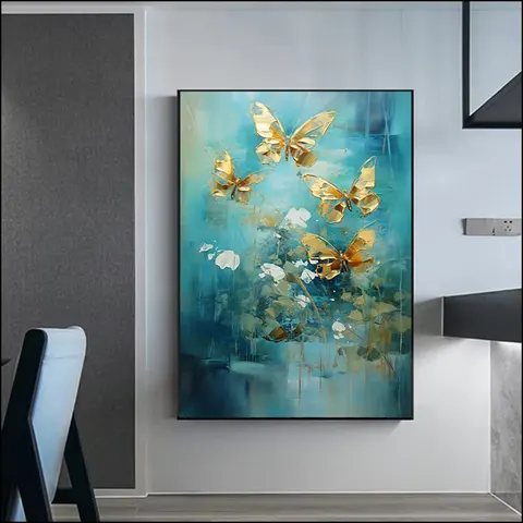 动物 单幅 装饰画 现代简约 玄关背景墙挂画 手绘油画