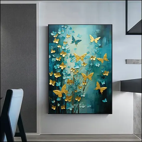 动物 单幅 装饰画 现代简约 玄关背景墙挂画 手绘油画