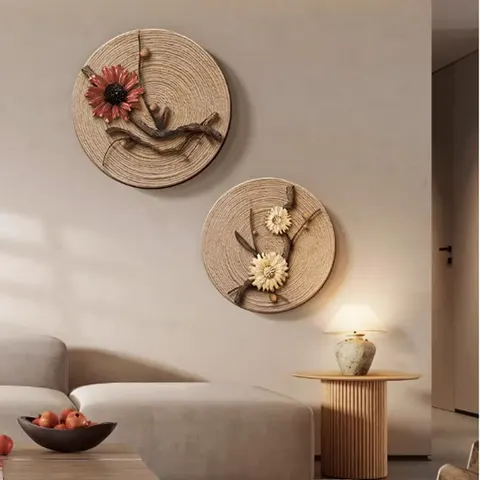 繁花 单幅 装饰画 现代简约 客厅背景墙挂画 晶瓷画