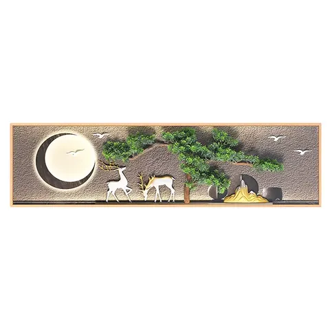 山水 单幅 装饰画 轻奢风 客厅背景墙挂画 壁饰摆件