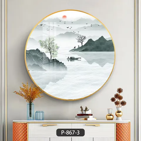 羽毛 单幅 装饰画 现代简约 卧室背景墙挂画 LED带灯画