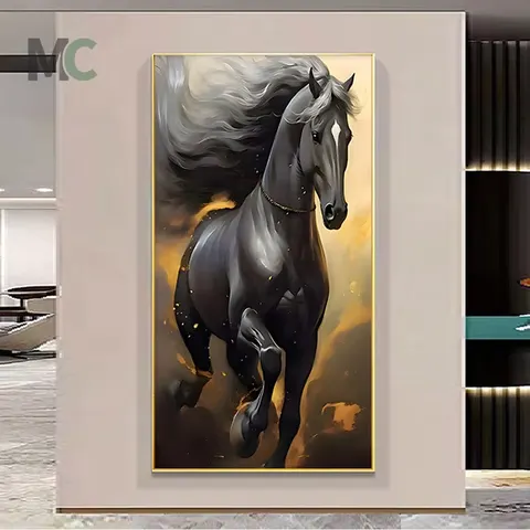 动物 单幅 装饰画 轻奢风 客厅背景墙挂画