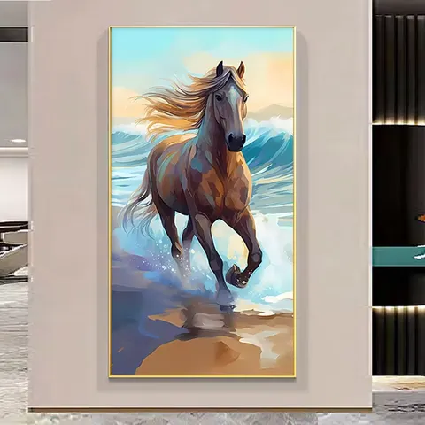 动物 单幅 装饰画 轻奢风 客厅背景墙挂画