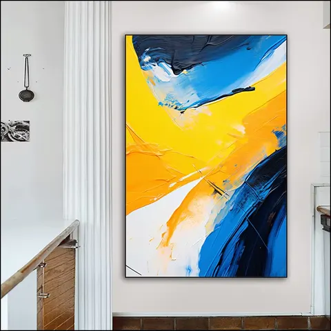 抽象 单幅 装饰画 现代简约 玄关背景墙挂画 晶瓷画