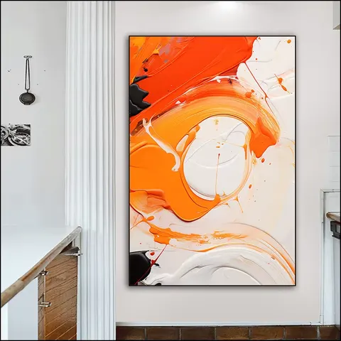 抽象 单幅 装饰画 现代简约 玄关背景墙挂画 晶瓷画