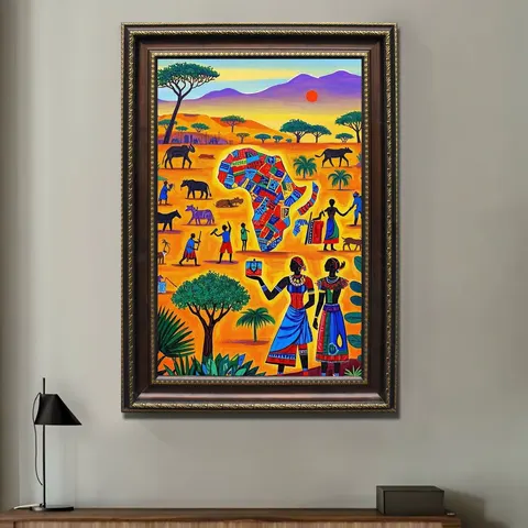 动物 单幅 装饰画 现代简约 客厅背景墙挂画 手绘油画