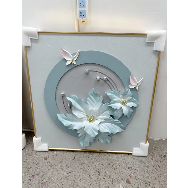 抽象 单幅 装饰画 现代简约 客厅背景墙挂画 LED带灯画