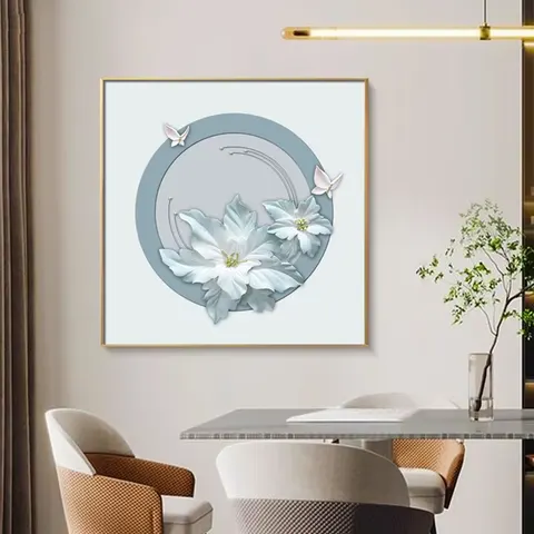 抽象 单幅 装饰画 现代简约 客厅背景墙挂画 LED带灯画