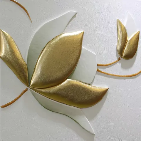 抽象 单幅 装饰画 轻奢风 客厅背景墙挂画 手工皮雕