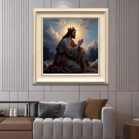 抽象 单幅 装饰画 复古怀旧 客厅背景墙挂画 晶瓷画