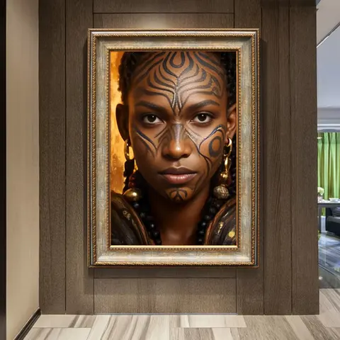人物 单幅 装饰画 现代简约 客厅背景墙挂画 晶瓷画