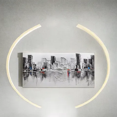 抽象 单幅 装饰画 轻奢风 客厅背景墙挂画 手绘油画