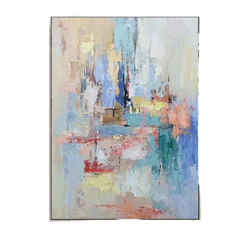 山水 单幅 装饰画 现代简约 客厅背景墙挂画 手绘油画