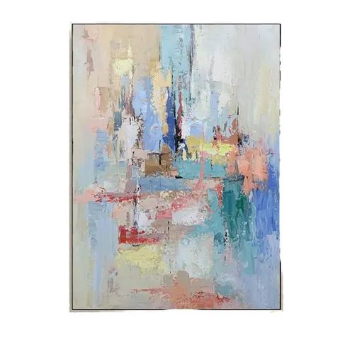 山水 单幅 装饰画 现代简约 客厅背景墙挂画 手绘油画