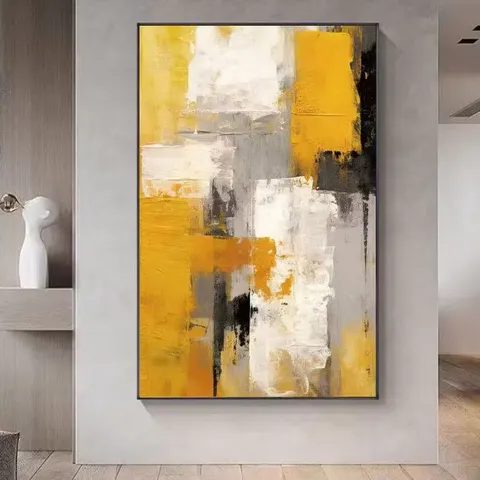 抽象 单幅 装饰画 现代简约 餐厅背景墙挂画 晶瓷画