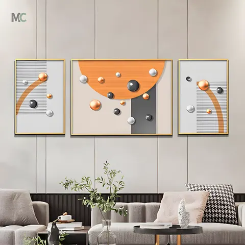 抽象 单幅 装饰画 北欧风 客厅背景墙挂画 晶瓷画