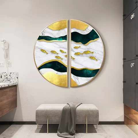 抽象 单幅 装饰画 现代简约 餐厅背景墙挂画