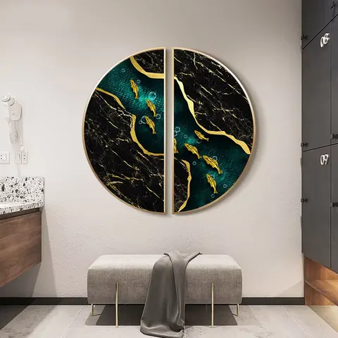 抽象 单幅 装饰画 现代简约 餐厅背景墙挂画