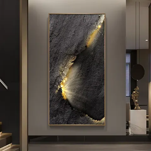 抽象 单幅 装饰画 现代简约 客厅背景墙挂画 手绘油画