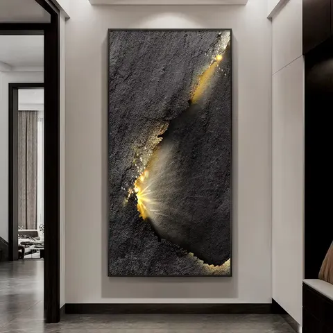 抽象 单幅 装饰画 现代简约 客厅背景墙挂画 手绘油画