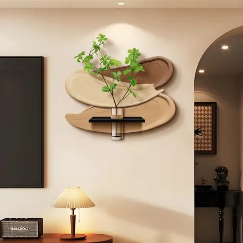 植物 单幅 装饰画 现代简约 客厅背景墙挂画 砂岩浮雕