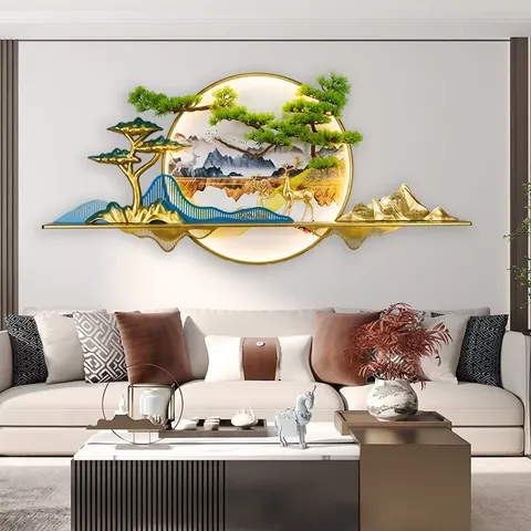 抽象 单幅 装饰画 北欧风 餐厅背景墙挂画