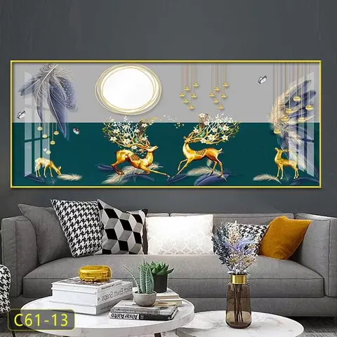 山水 单幅 装饰画 现代简约 卧室背景墙挂画 壁饰摆件