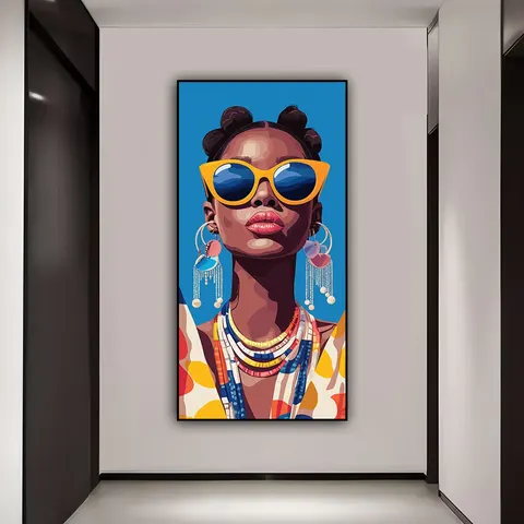 人物 单幅 装饰画 现代简约 卧室背景墙挂画 晶瓷画
