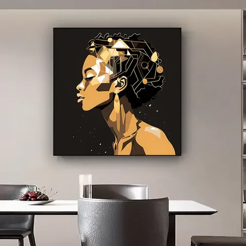 抽象 单幅 装饰画 现代简约 餐厅背景墙挂画 晶瓷画
