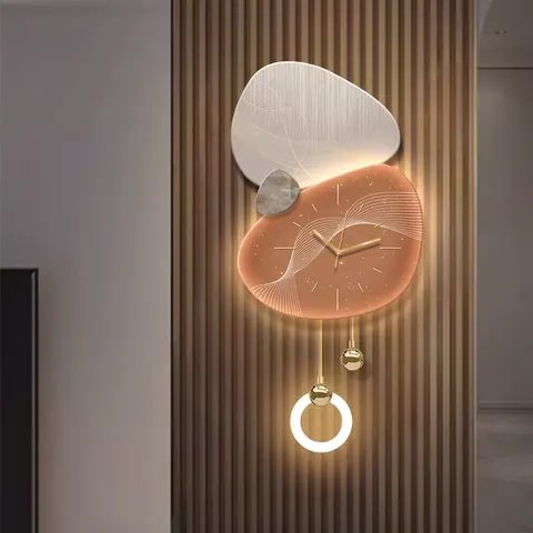 抽象 单幅 装饰画 现代简约 玄关背景墙挂画 LED带灯画