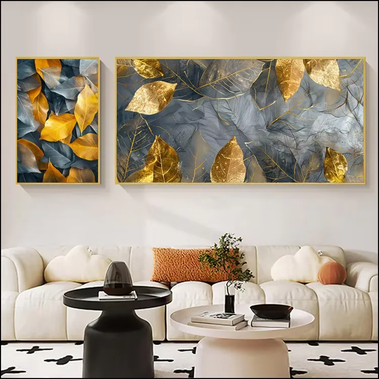 植物 单幅 装饰画 现代简约 客厅背景墙挂画 晶瓷画