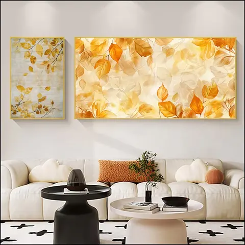 植物 单幅 装饰画 现代简约 客厅背景墙挂画 晶瓷画