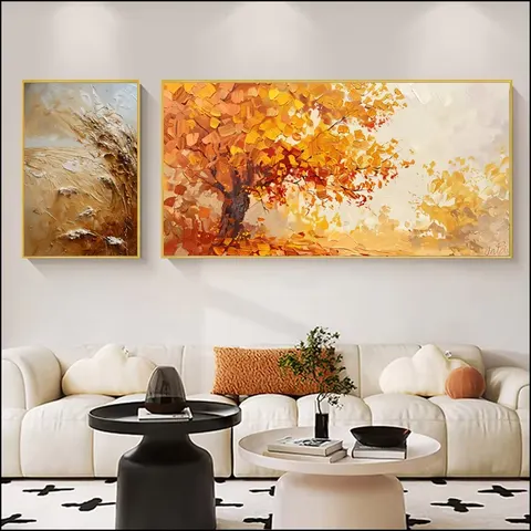 植物 单幅 装饰画 现代简约 客厅背景墙挂画 晶瓷画