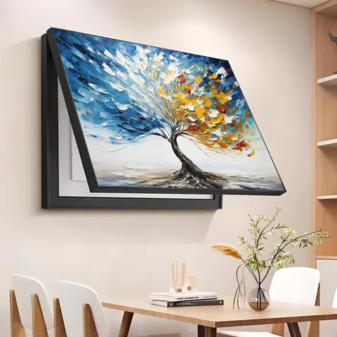 抽象 单幅 装饰画 现代简约 客厅背景墙挂画 晶瓷画