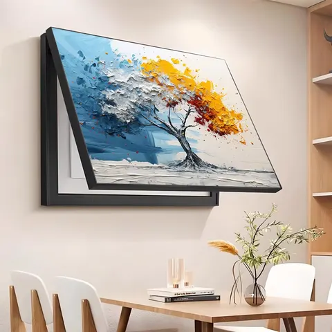 抽象 单幅 装饰画 现代简约 客厅背景墙挂画 晶瓷画