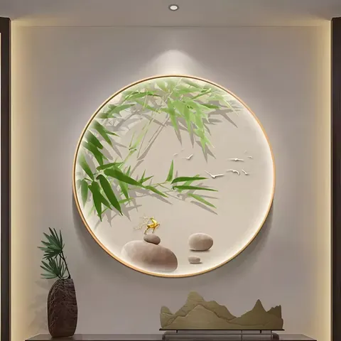 抽象 单幅 装饰画 现代简约 玄关背景墙挂画 晶瓷画