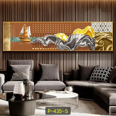 抽象 单幅 装饰画 现代简约 卧室背景墙挂画 晶瓷画