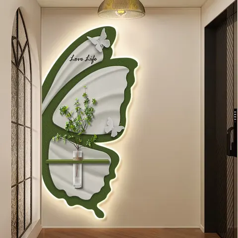 植物 单幅 装饰画 现代简约 玄关背景墙挂画 砂岩浮雕