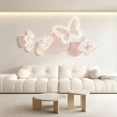 抽象 单幅 装饰画 现代简约 客厅背景墙挂画 霓虹灯画