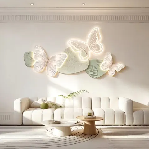 抽象 单幅 装饰画 现代简约 客厅背景墙挂画 霓虹灯画