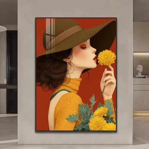 抽象 单幅 装饰画 现代简约 客厅背景墙挂画 晶瓷画