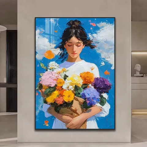 抽象 单幅 装饰画 现代简约 客厅背景墙挂画 晶瓷画