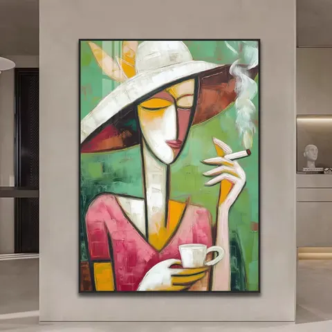 抽象 单幅 装饰画 现代简约 客厅背景墙挂画 晶瓷画